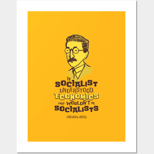 Friedrich Hayek Posters and Art